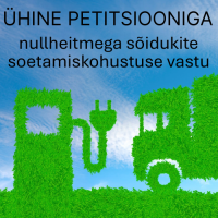 Kutsume üles ühinema petitsiooniga nullheitmega sõidukite soetamiskohustuse vastu